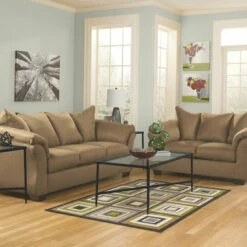 Ashley Furniture Darcy - Loveseat Contemporary - Stationary Loveseats