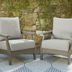 Signature Design By Ashley® Outdoor Sets Visola - Gray - 6 Pc. - Lounge Set