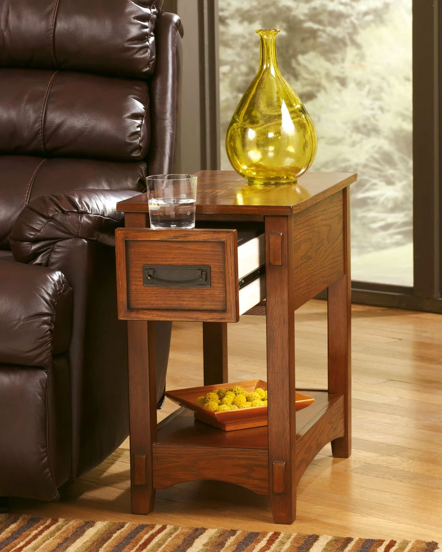 Best Pirce 🔥 Ashley Furniture Breegin - Brown - Chair Side End Table - Medium Tables ✨ 6 Ashley Furniture Breegin - Brown - Chair Side End Table - Medium Tables