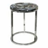 Outlet ⌛ Moe's Home Collection Shimmer Agate Accent Table Tables 🧨 1 Moe's Home Collection Shimmer Agate Accent Table Tables