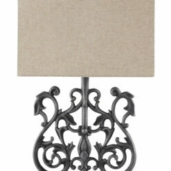 Ashley Furniture Capper - Antique Silver Finish - Metal Table Lamp (1/cn)