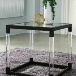 Brand new ๐คฉ Ashley Furniture Tables Nallynx - Metallic Gray - Square End Table ๐ 9 Ashley Furniture Tables Nallynx - Metallic Gray - Square End Table