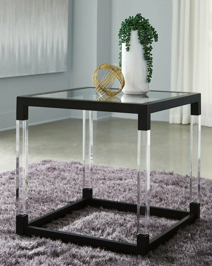 Brand new ๐คฉ Ashley Furniture Tables Nallynx - Metallic Gray - Square End Table ๐ 5 Ashley Furniture Tables Nallynx - Metallic Gray - Square End Table