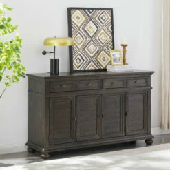 Ashley Furniture Lanceyard - Grayish Brown - Dining Room Server