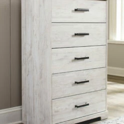 Signature Design By Ashley® Shawburn - Best In Class - Panel Platform Bed - Nightstand Bedroom Sets