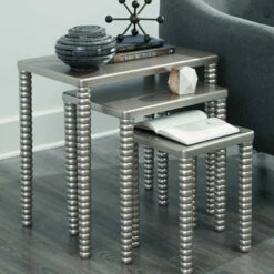 Ashley Furniture Caitworth - Champagne - Accent Table Set (3/cn)