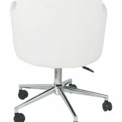 Ashley Furniture Chairs Baraga - White - Home Office Swivel Desk Chair