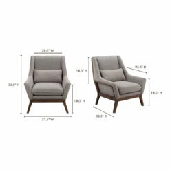 Moe's Home Collection Gia Arm Chair Chairs