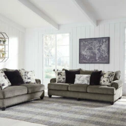 Outlet 🤩 Benchcraft® Living Room Sets Sembler - Cobblestone - 4 Pc. - Sofa, Loveseat, Chair And A Half, Ottoman 🤩 9 Benchcraft® Living Room Sets Sembler - Cobblestone - 4 Pc. - Sofa, Loveseat, Chair And A Half, Ottoman