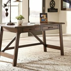 Best Pirce ⌛ Ashley Furniture Baldridge - Rustic Brown - Home Office Large Leg Desk Desks 😀 26 Ashley Furniture Baldridge - Rustic Brown - Home Office Large Leg Desk Desks