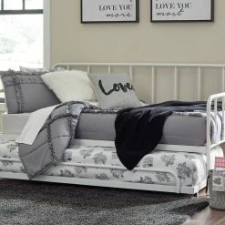 Flash Sale 🛒 Signature Design By Ashley® Beds Trentlore - Patterned - Metal Day Bed With Trundle 😉 11 Signature Design By Ashley® Beds Trentlore - Patterned - Metal Day Bed With Trundle