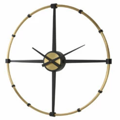 Uttermost Captain Industrial Wall Clock