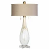 Best Sale 💯 Accessories Uttermost Cardoni White Glass Table Lamp 💯 2 Accessories Uttermost Cardoni White Glass Table Lamp