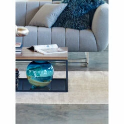 Deals ❤️ Moe's Home Collection Table Decor Mystic Blue Vase Globe 💯 8 Moe's Home Collection Table Decor Mystic Blue Vase Globe