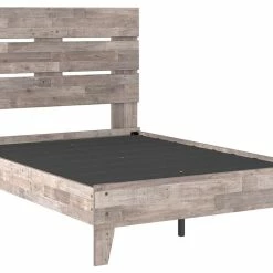 Signature Design By Ashley® Beds Neilsville - Whitewash - Full Panel Platform Bed