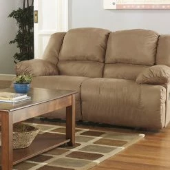 Ashley Furniture Reclining Furniture Hogan - Mocha - Reclining Loveseat