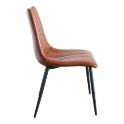 Moe's Home Collection Alibi Dining Chair Brown-m2 Chairs