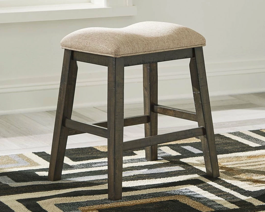 Promo 👏 Ashley Furniture Rokane - Light Brown - Upholstered Stool (2/cn) Stools 🔔 8 Ashley Furniture Rokane - Light Brown - Upholstered Stool (2/cn) Stools