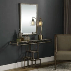 Flash Sale ⭐ Uttermost Ruslan Bronze Console Table 🤩 9 Uttermost Ruslan Bronze Console Table