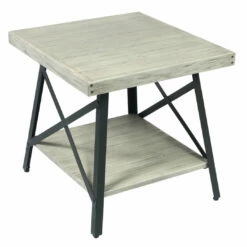 Emerald Home Chandler End Table, Lt Gray Tables