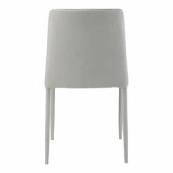 Moe's Home Collection Chairs Nora Fabric Dining Chair White-m2