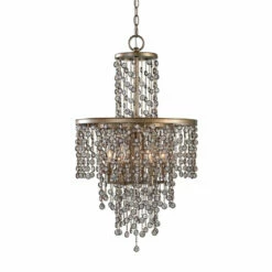 Accessories Uttermost Valka 6 Light Crystal Chandelier