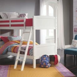 Signature Design By Ashley® Kaslyn - White - Twin/twin Bunk Bed Beds
