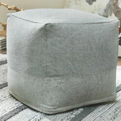 Ashley Furniture Mabyn - Gray - Pouf Accessories