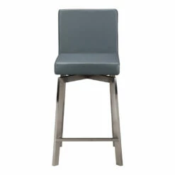 Moe's Home Collection Giro Swivel Counter Stool Grey