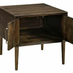 Discount 🔔 Ashley Furniture Kisper - Dark Brown - Square End Table Tables 💯 15 Ashley Furniture Kisper - Dark Brown - Square End Table Tables