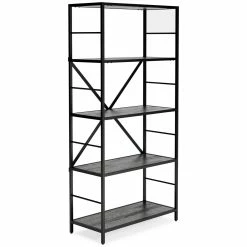 Ashley Furniture Freedan - Grayish Brown - Bookcase Bookcases