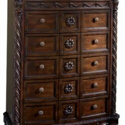 Ashley Furniture North - Dark Brown - Chest Chests