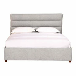 Moe's Home Collection Beds Takio Queen Bed Light Grey