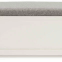 Ashley Furniture Blariden - Gray/natural - Storage Bench