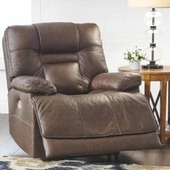 Ashley Furniture Wurstrow - PWR Recliner/ADJ Headrest Reclining Furniture