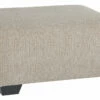Ashley Furniture Ottomans Baranello - Stone - Oversized Accent Ottoman