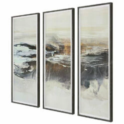 Accessories Uttermost Graphite Horizon Framed Prints, Set/3