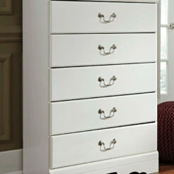 Signature Design By Ashley® Anarasia - Best In Class - Dresser, Mirror, Sleigh Bed