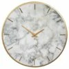 Ashley Furniture Accessories Jazmin - Gray/gold Finish - Wall Clock