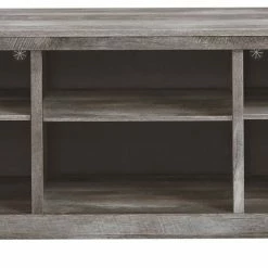 Ashley Furniture Wynnlow - Crossbuck - LG TV Stand W/Fireplace Option
