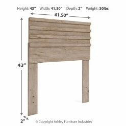 Signature Design By Ashley® Headboards Oliah - Natural - Panel Headboard