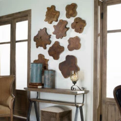 Promo 🔥 Uttermost Kalani Teak Wall Art Set/3 🔥 11 Uttermost Kalani Teak Wall Art Set/3