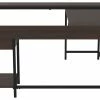 Ashley Furniture Camiburg - Warm Brown - L-desk With Storage Desks