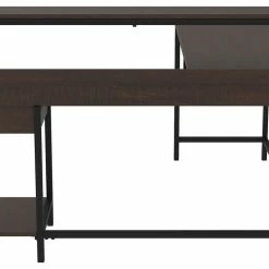 Ashley Furniture Camiburg - Warm Brown - L-desk With Storage Desks