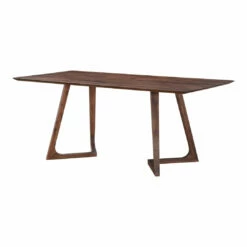 Moe's Home Collection Tables Godenza Dining Table Rectangular Walnut