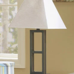 Ashley Furniture Deidra - Patterned - Metal Table Lamp (2/CN)