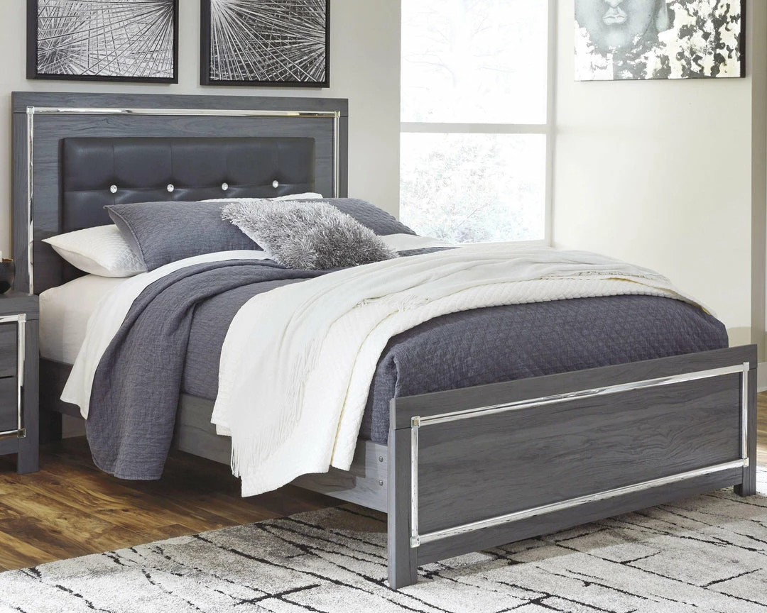 Hot Sale 🔔 Signature Design By Ashley® Lodanna - Gray - 👗 Dresser, Mirror, Panel Bed Bedroom Sets 🥰 9 Signature Design By Ashley® Lodanna - Gray - Dresser, Mirror, Panel Bed Bedroom Sets