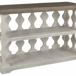 Ashley Furniture Havalance - Gray/white - Console Sofa Table
