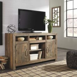 Cheap 😀 Signature Design By Ashley® Sommerford - Ultimate Best In Class 62" TV Stand With Fireplace Insert Glass/Stone 👏 10 Signature Design By Ashley® Sommerford - Ultimate Best In Class 62
