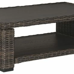 Ashley Furniture Grasson - Brown - Rectangular Cocktail Table Tables